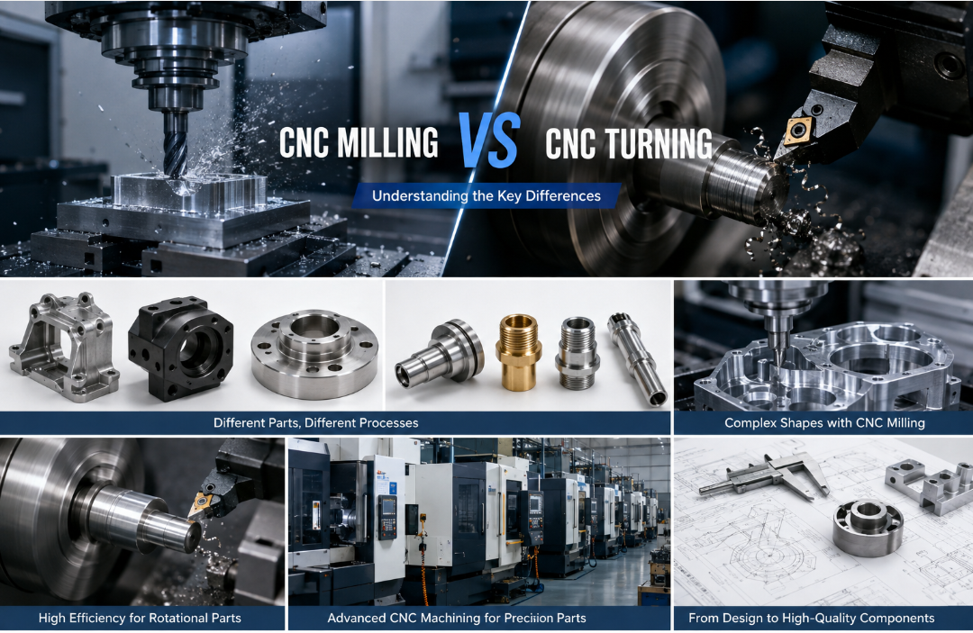 מה ההבדלים בין כרסום CNC לכרסום CNC?